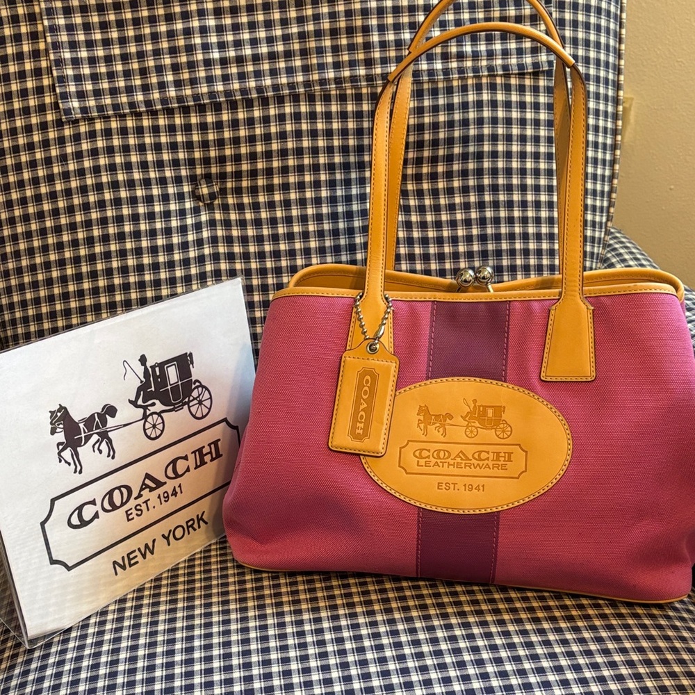 Coach Hamptons Archive 10th anniversary tote; limited edition